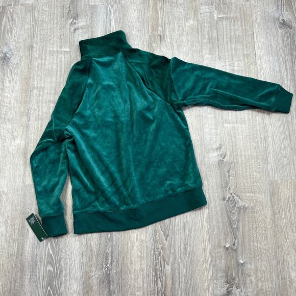 Wild Fable Women's Dark Green Velour Tunic Sweatshirt - Size Small - NWT - Picture 7 of 7